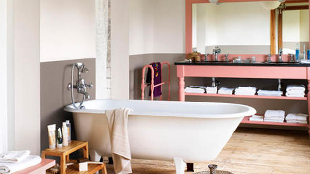 Bathroom colour - think pink Bathroom colour - think pink