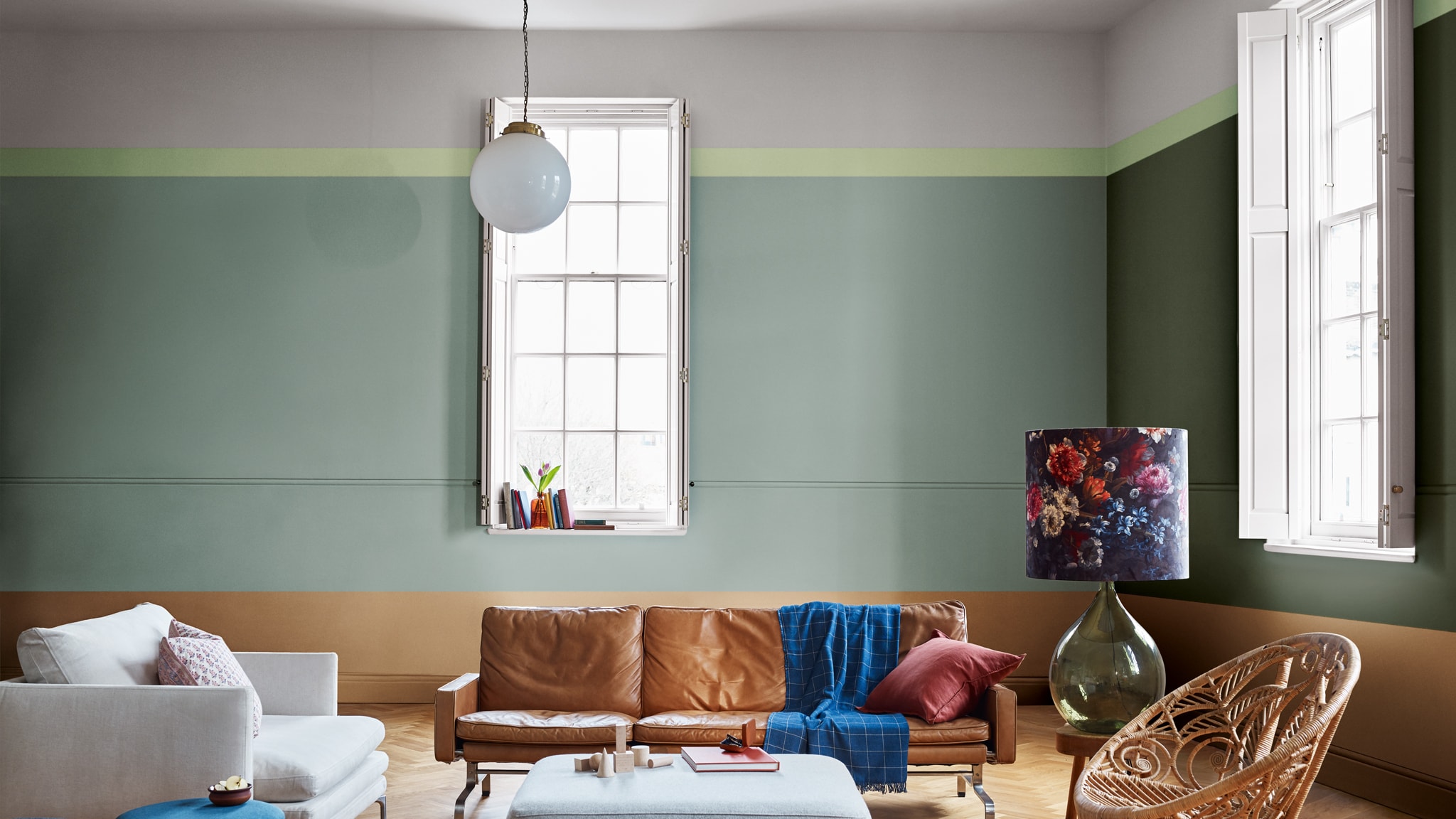 A cozy Spiced Honey living room Deco-Paints-Colour-Futures-Colour-of-the-Year-2019-A-place-to-love-Livingroom-Inspiration-23
