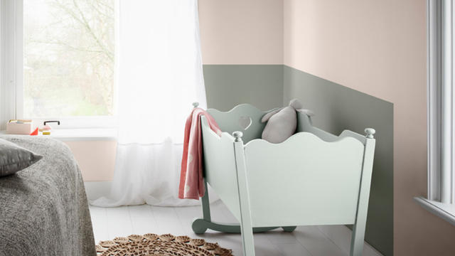 Nursery Ideas- Grey and Pink Crib Nursery Ideas- Grey and Pink Crib