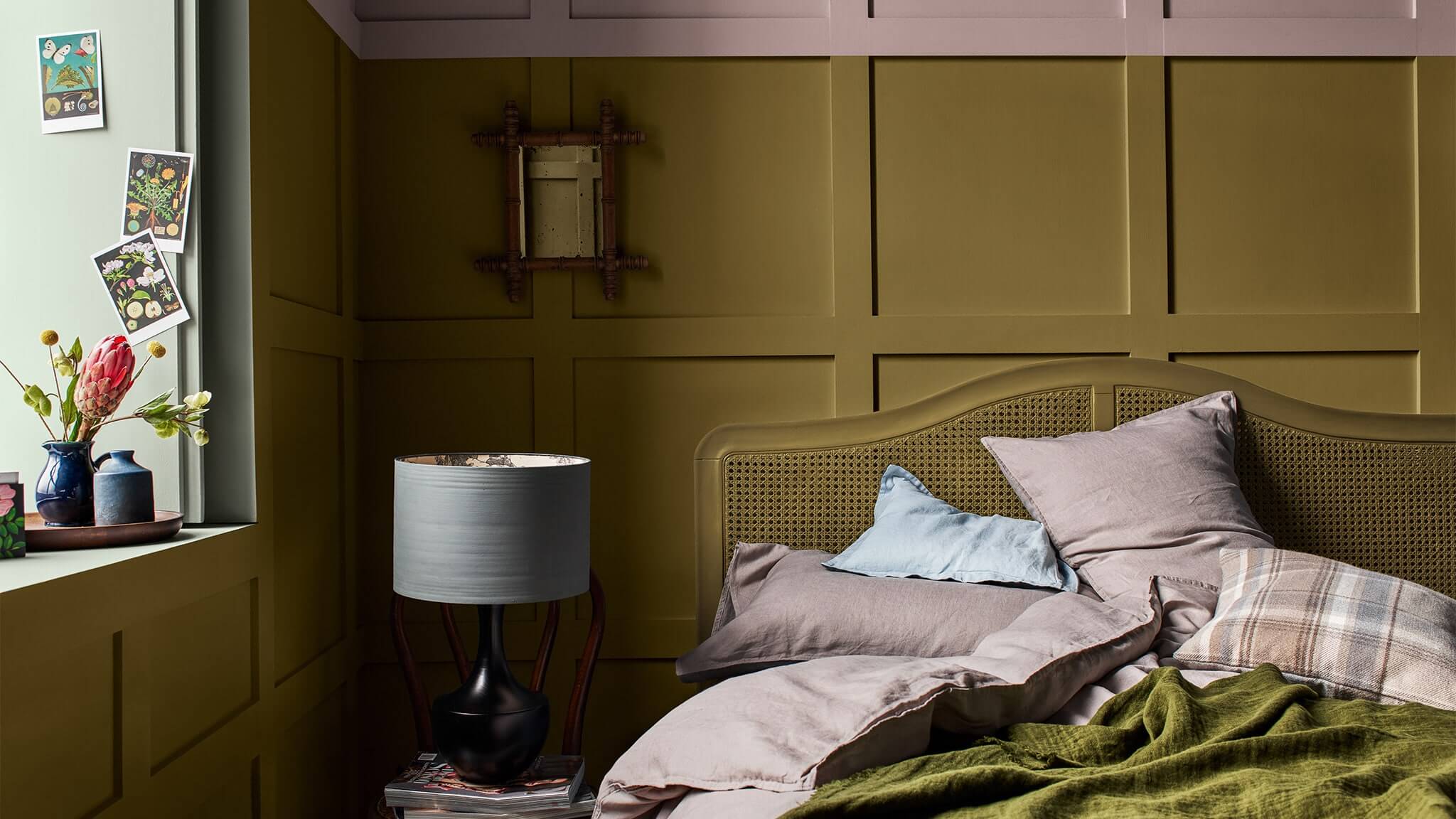 Autumn bedroom in Creativity palette CF20_Autumn_Bedroom