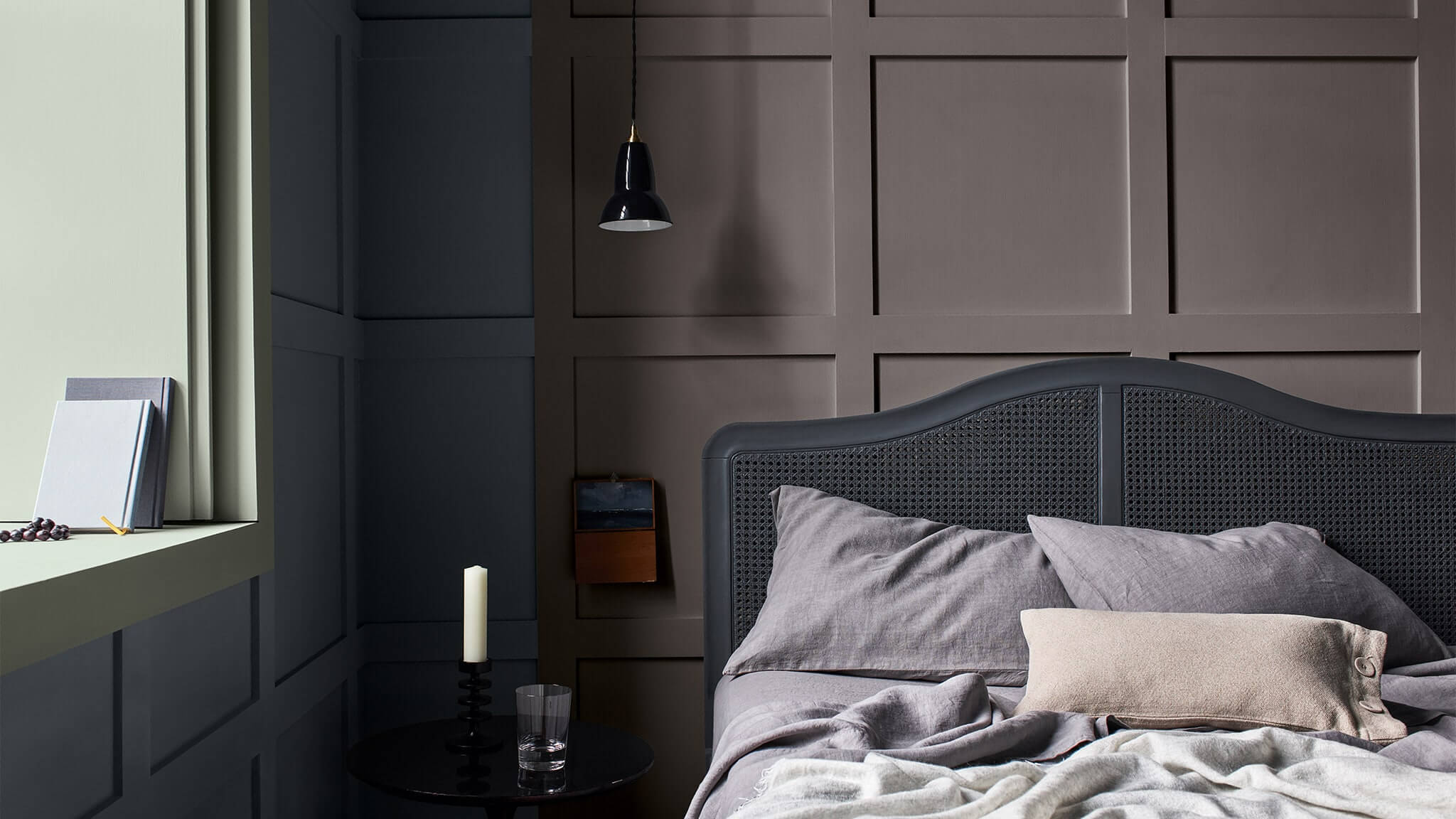 Minimal bedroom in Meaning palette CF20_Minimal_Bedroom
