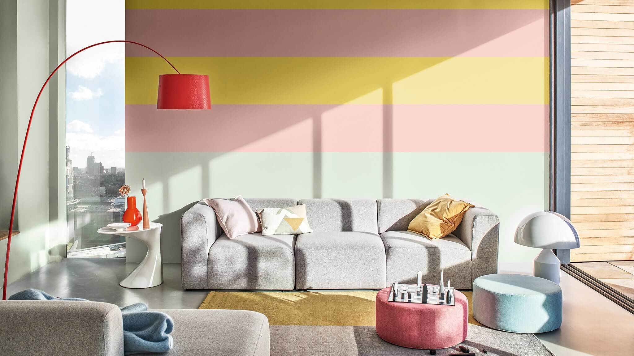 Bright living room in stripes CF20_Bright_Living_Room