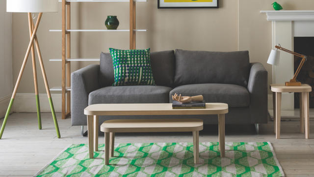 Rental Home Green Living Room Rental Home Green Living Room